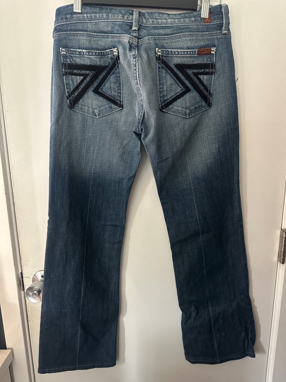 7 For All Mankind Flynt Bootcut Denim Y2K Jeans - Picture 5 of 8